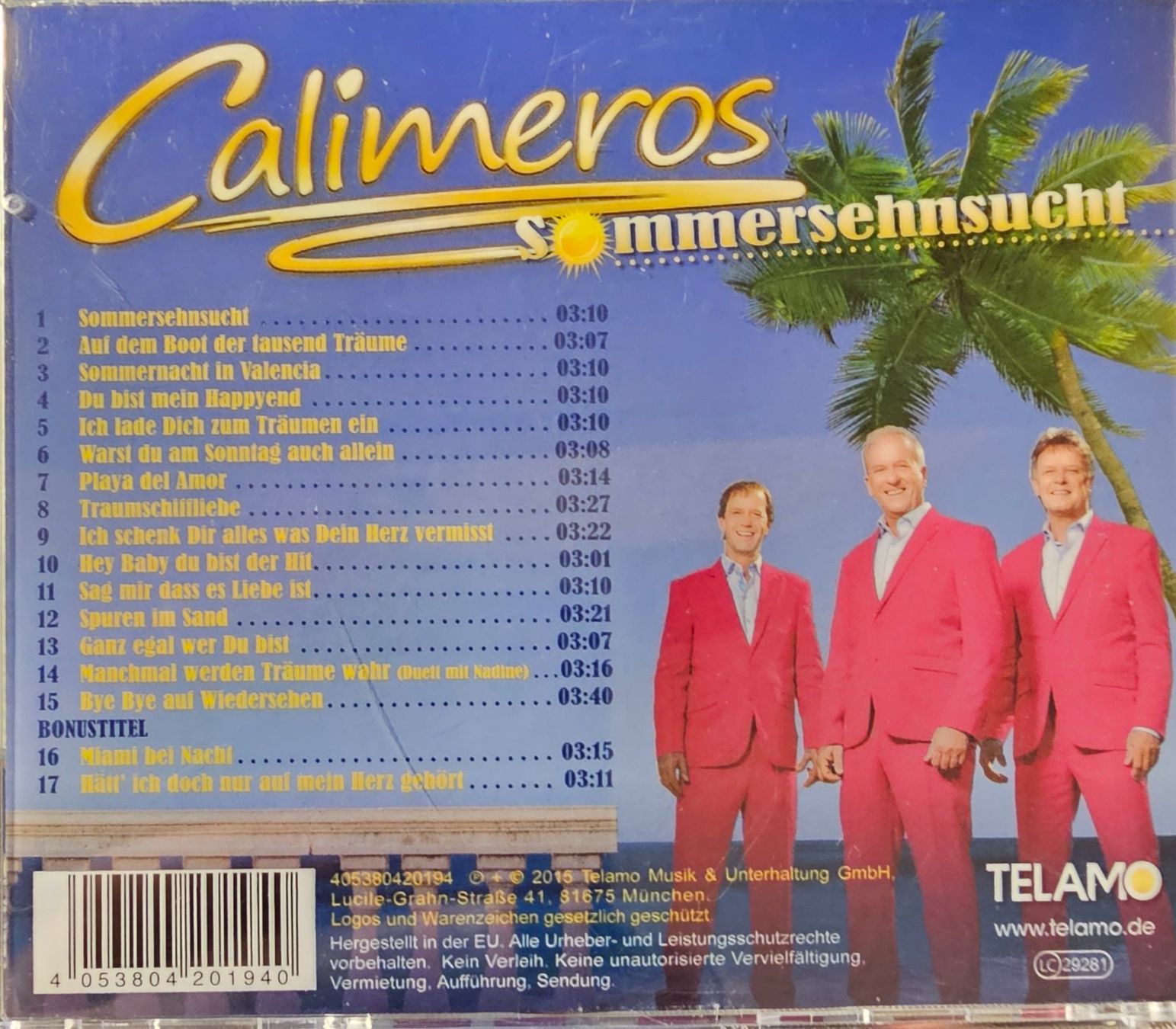 CD: Calimeros - Sommersehnsucht – Usato da Wahlen b. Laufen venduto da Cg10 2