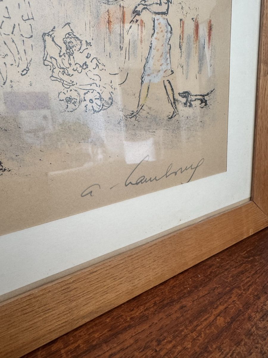 Grafica & Litografie: Lithographie signée de Hambourg, numérotée 81/220 ! – Usato da Vésenaz venduto da Angela.C3 2
