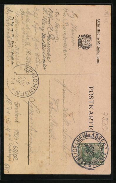 Cancelleria postale: Ganzsache PP27C68 /02: Heidenheim a.d.Br – Usato da Berlin venduto da bartko-reher 1