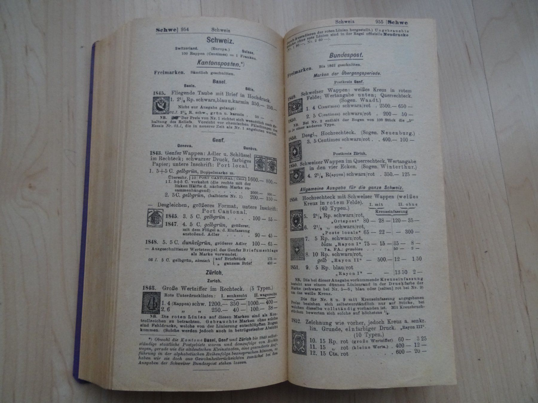 Libri: Postwertzeichen-Katalog 1914 Gebrüder Senfs, Leipzig – Usato da Lupfig venduto da Buerkli20 5