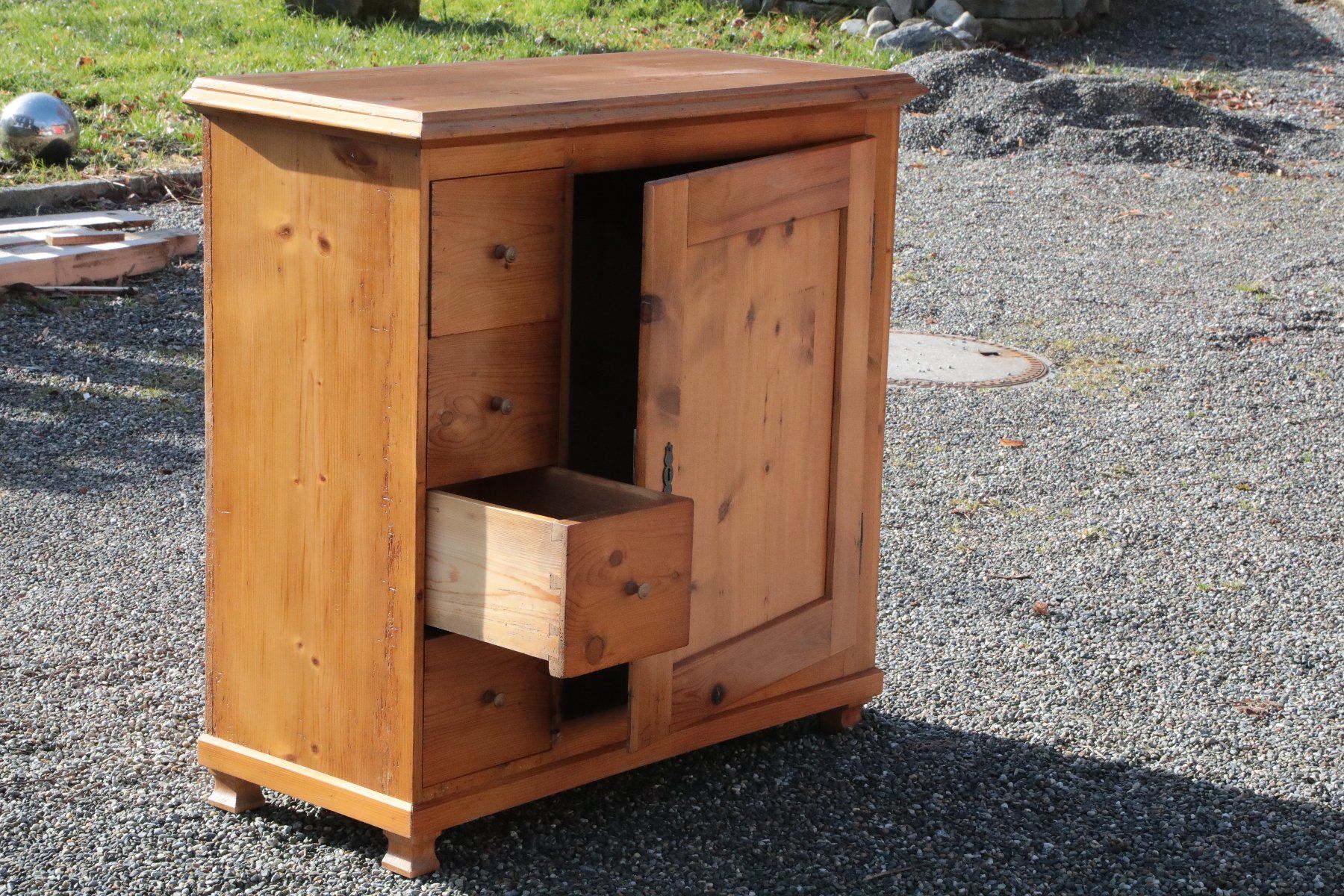 Cassettiere: Antike Schaffreite, Kommode, Sideboard, massiv Fichte – Usato da Lutzenberg venduto da Mulli48 6