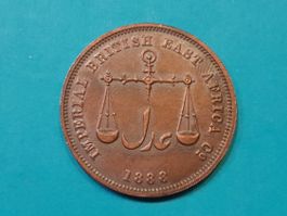 Münze 1888, British East Africa, 5.5g