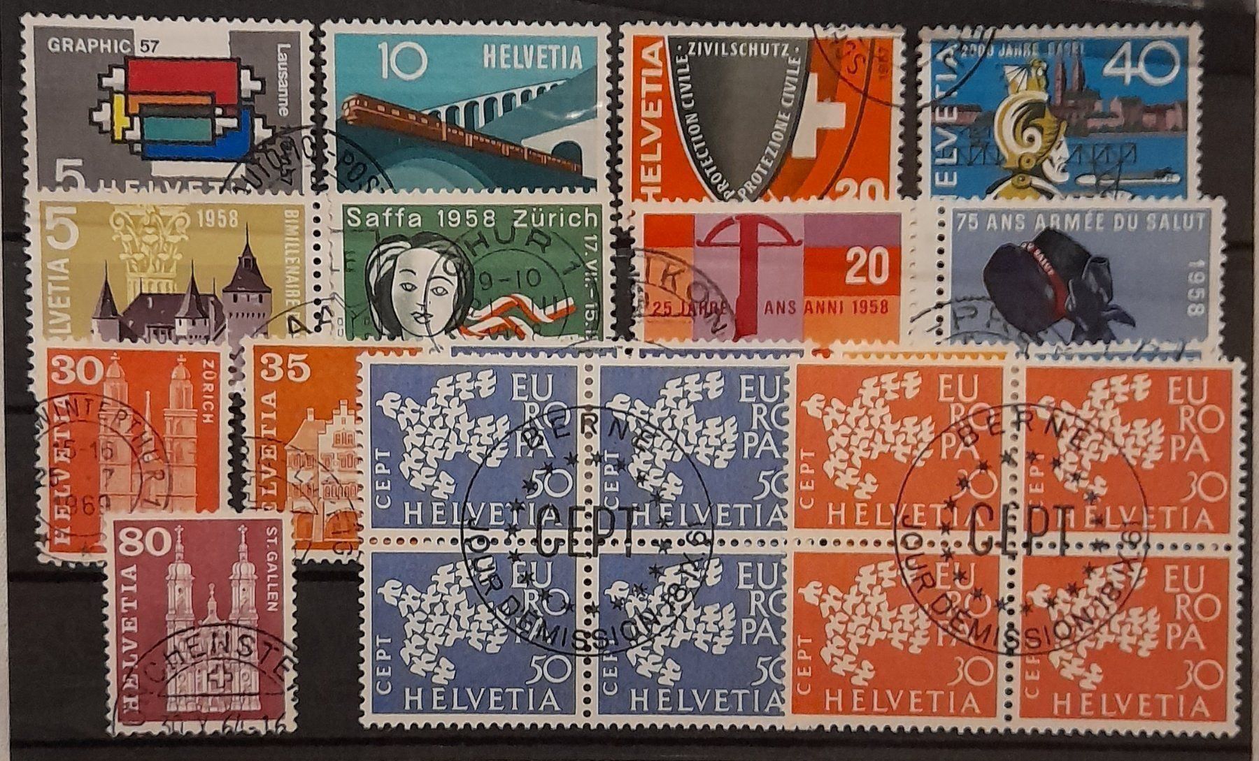 Alle Briefmarken: Kleines Lot Werbemarken – Gebraucht aus Balgach von SIMEON27