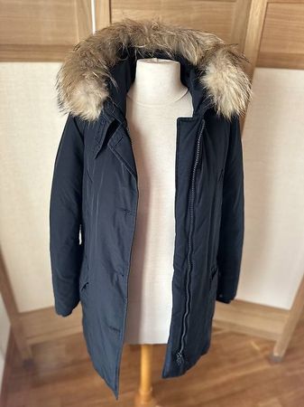 Woolrich Arctic Parka Mantel Winterjacke Gr. M Echtpelz