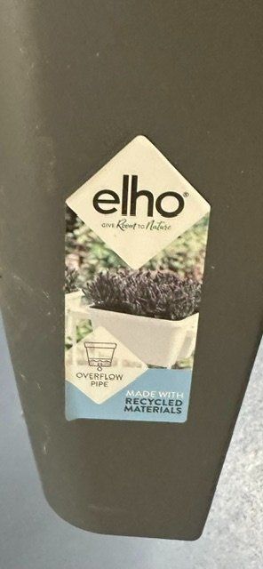 Blumentöpfe: Blumentopf Elho grau mit Überlaufrohr – Gebraucht aus Pfäffikon ZH von thf_rqs2 2