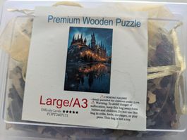 Holzpuzzle: Hogwarts