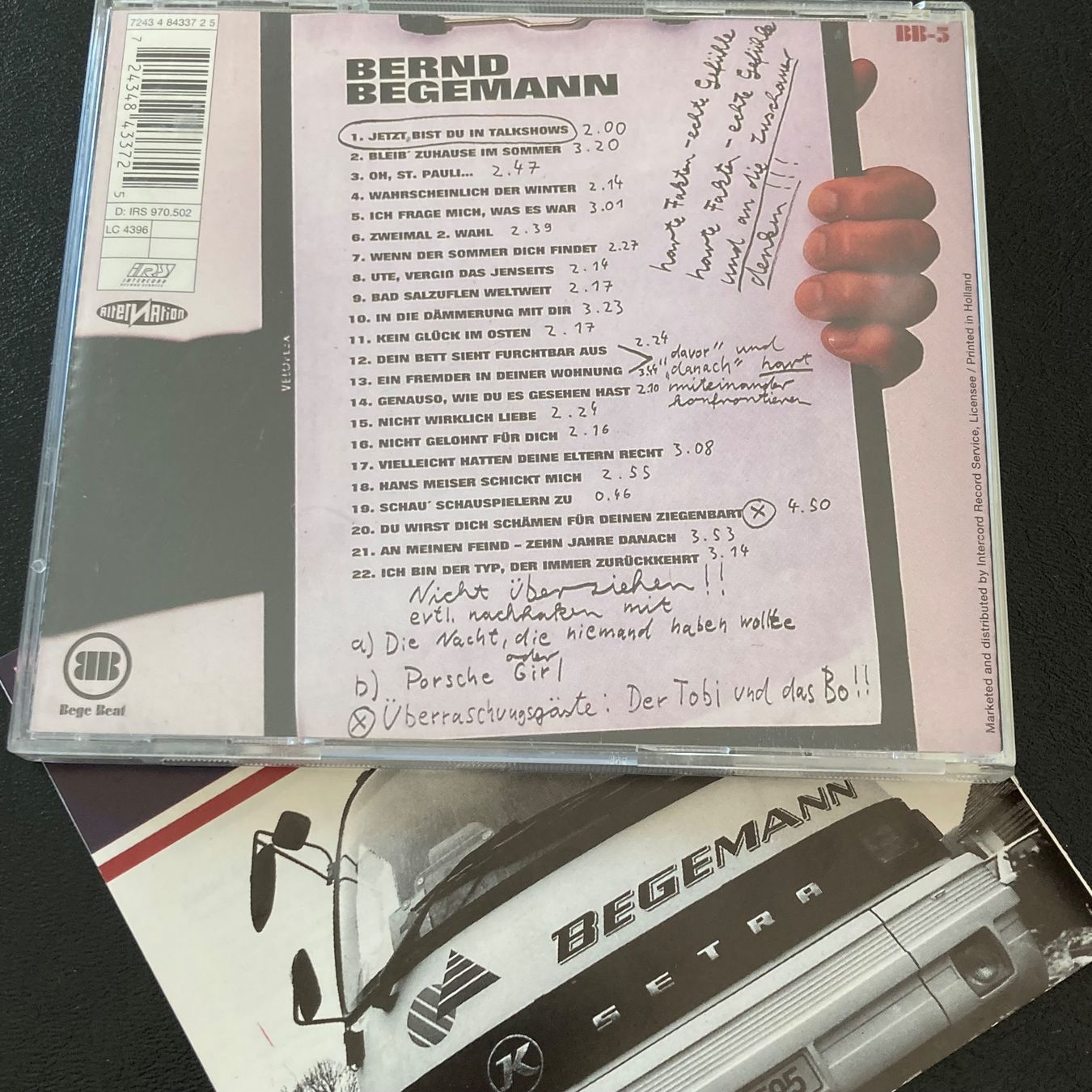 CD: Bernd Begemann - Jetzt Bist Du In Talkshows – Usato da Bern venduto da Ntsamina 1
