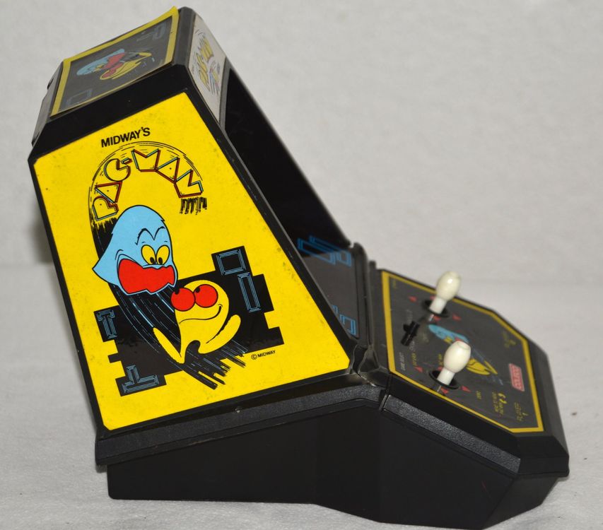 JEU COLECO PAC MAN MIDWAY 1980 EN BON ETAT JAUNE