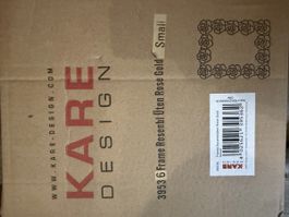 2 Kare Design Fotorahmen Rosenblüten Roségold neu