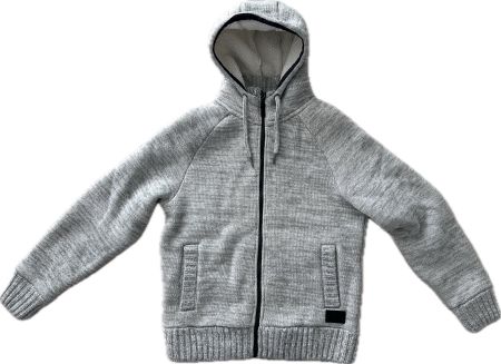 Gilet de maille à capuche