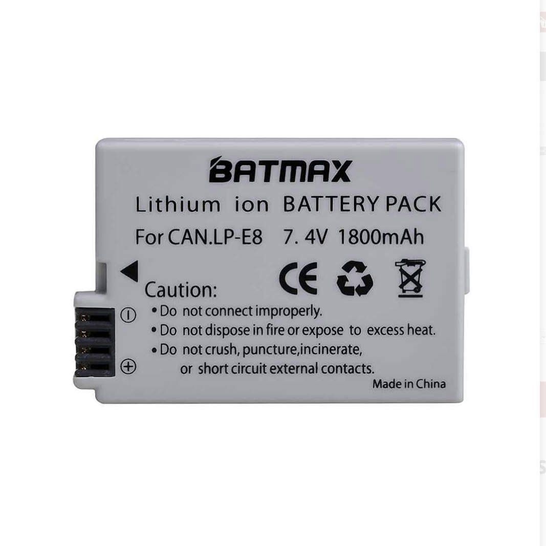 Batterie: Batmax Li-Ion Akku LP-E8 zu Canon EOS 700D, 650D, 600D, 550D – Nuovo e nell'imballaggio originale da Bülach venduto da Lohar