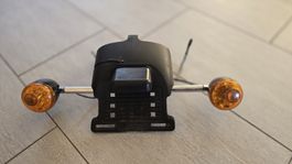 Harley Sportster Heck mit Blinkern und Kennzeichenhalter