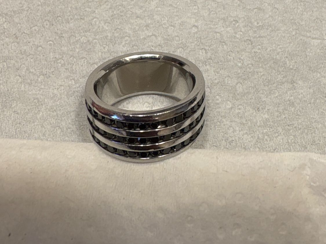 Ringe: Eleganter Ring mit schwarzen Zirkonia – Gebraucht aus Horgen von Ilona1986 4