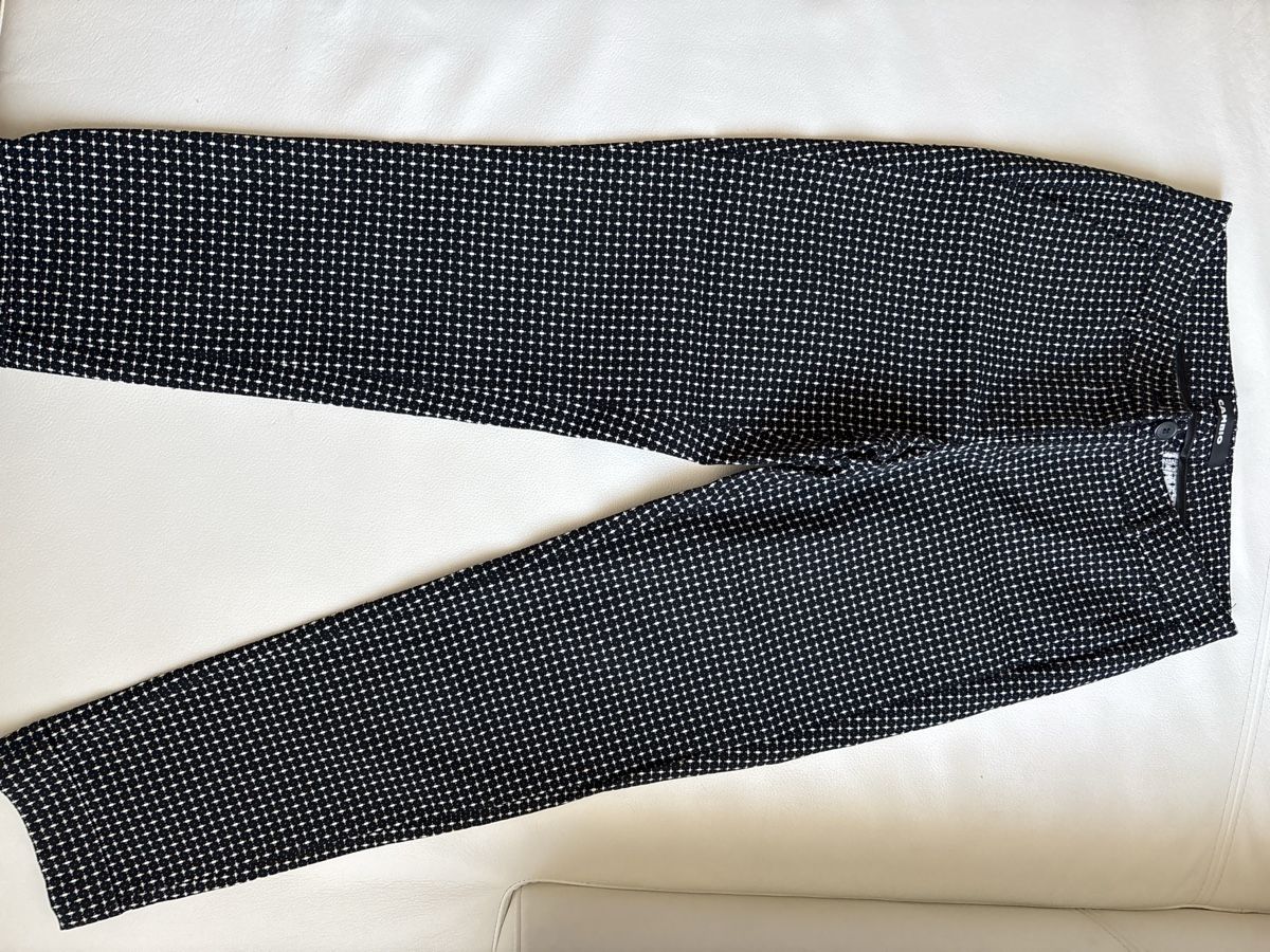 Cambio Pantaloni: Cambio Hose, Gr. 36, schwarz-weiss gemustert – Usato da langenthal venduto da rundholz7 3