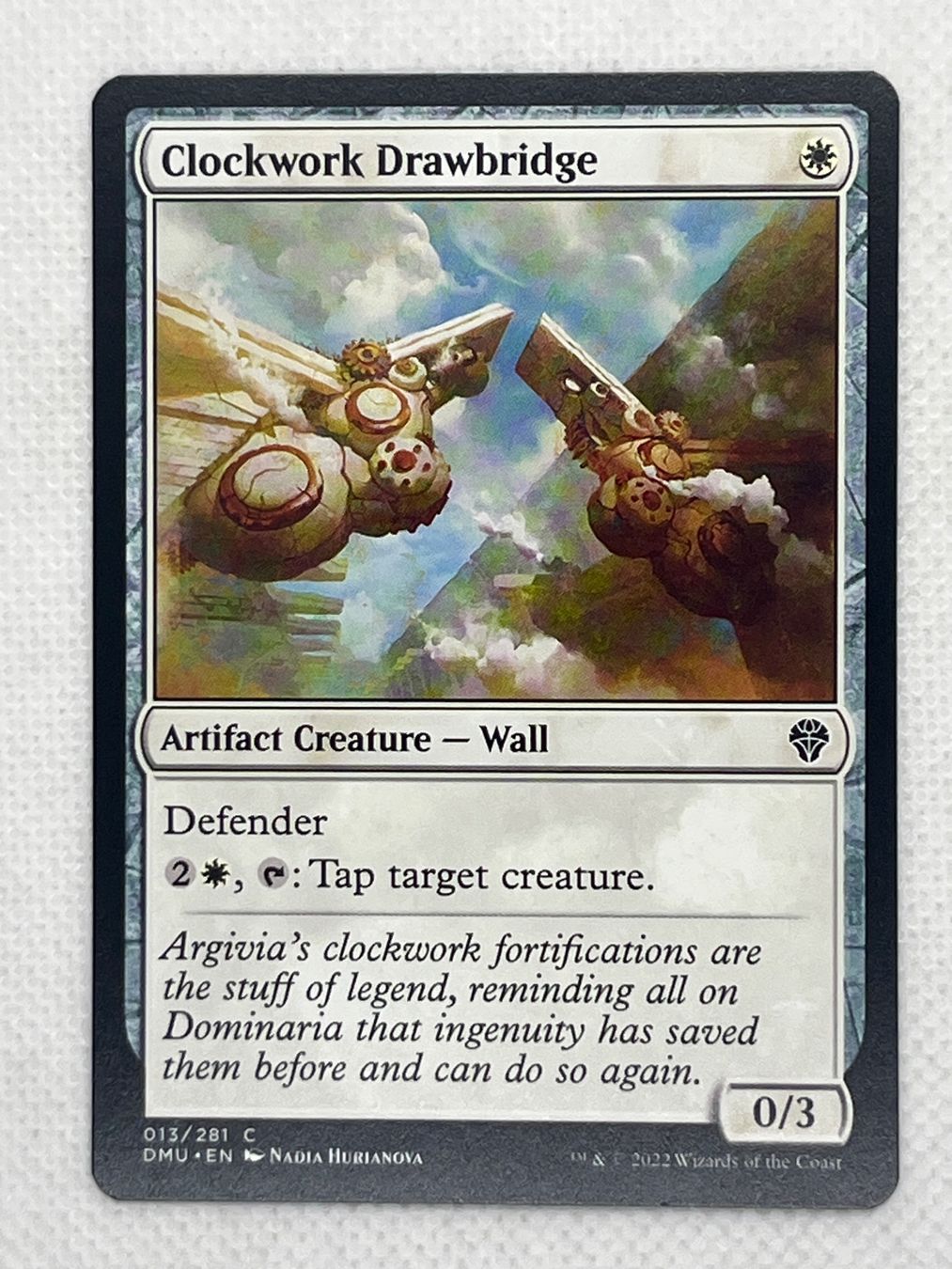 Magic The Gathering Carte collezionabili: Clockwork Drawbridge Magic the Gathering Karte, Near Mint – Usato da Hinterkappelen venduto da Kim1992