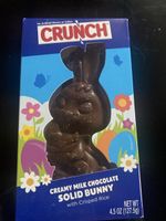 Crunch Creamy Milk Chocolate Solid Easter Bunny New