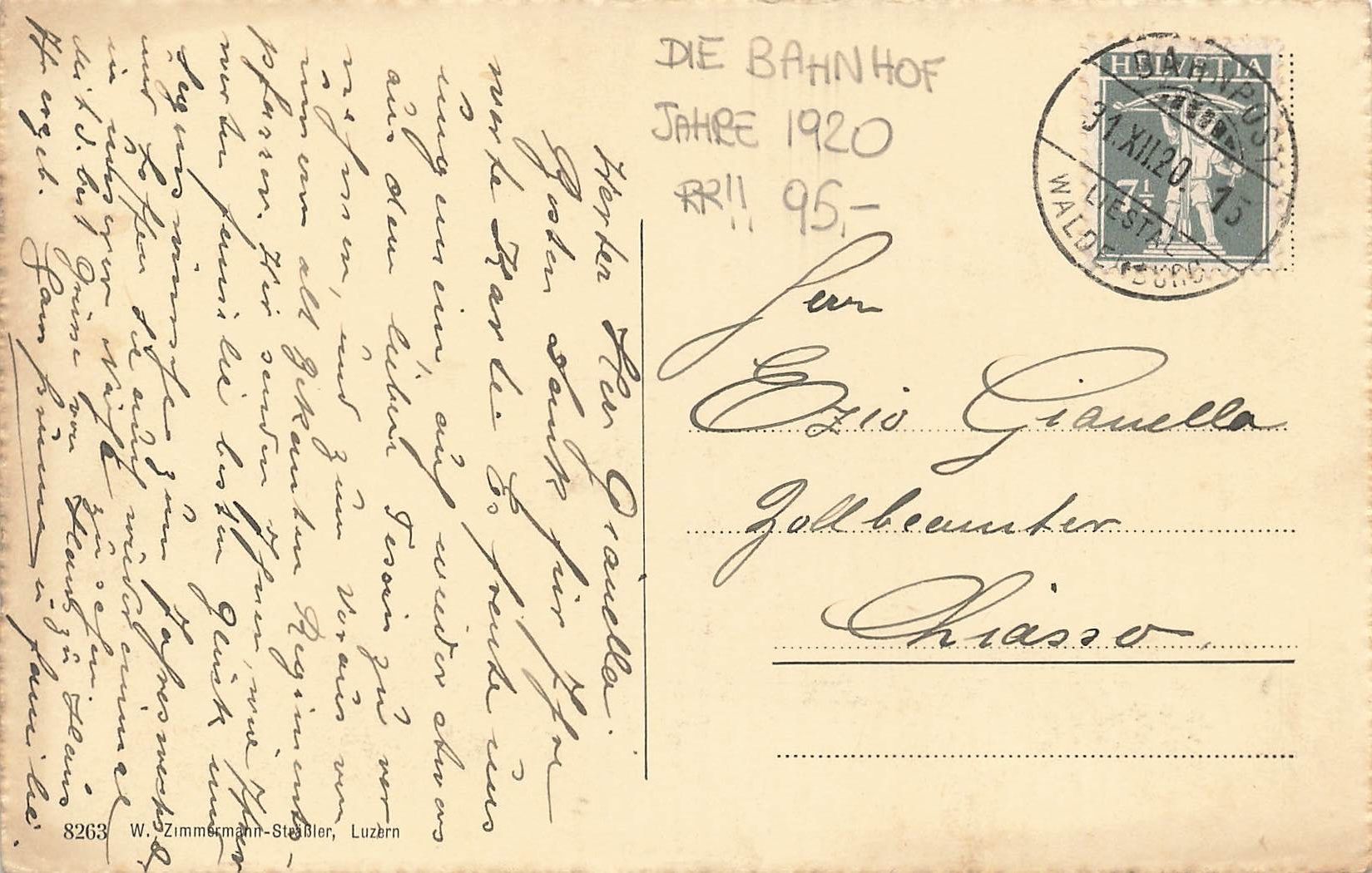 Cartes postales: Waldenburg BL Bahnhof – D'occasion à Biasca par Blenio71 1