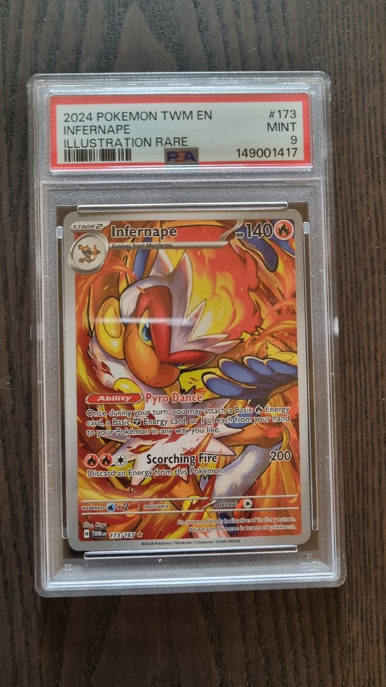 Pokémon Cartes à collectionner: Pokemon Infernape TWM 173/167 PSA 9 Englisch – D'occasion à Bern par NeoSatoshi