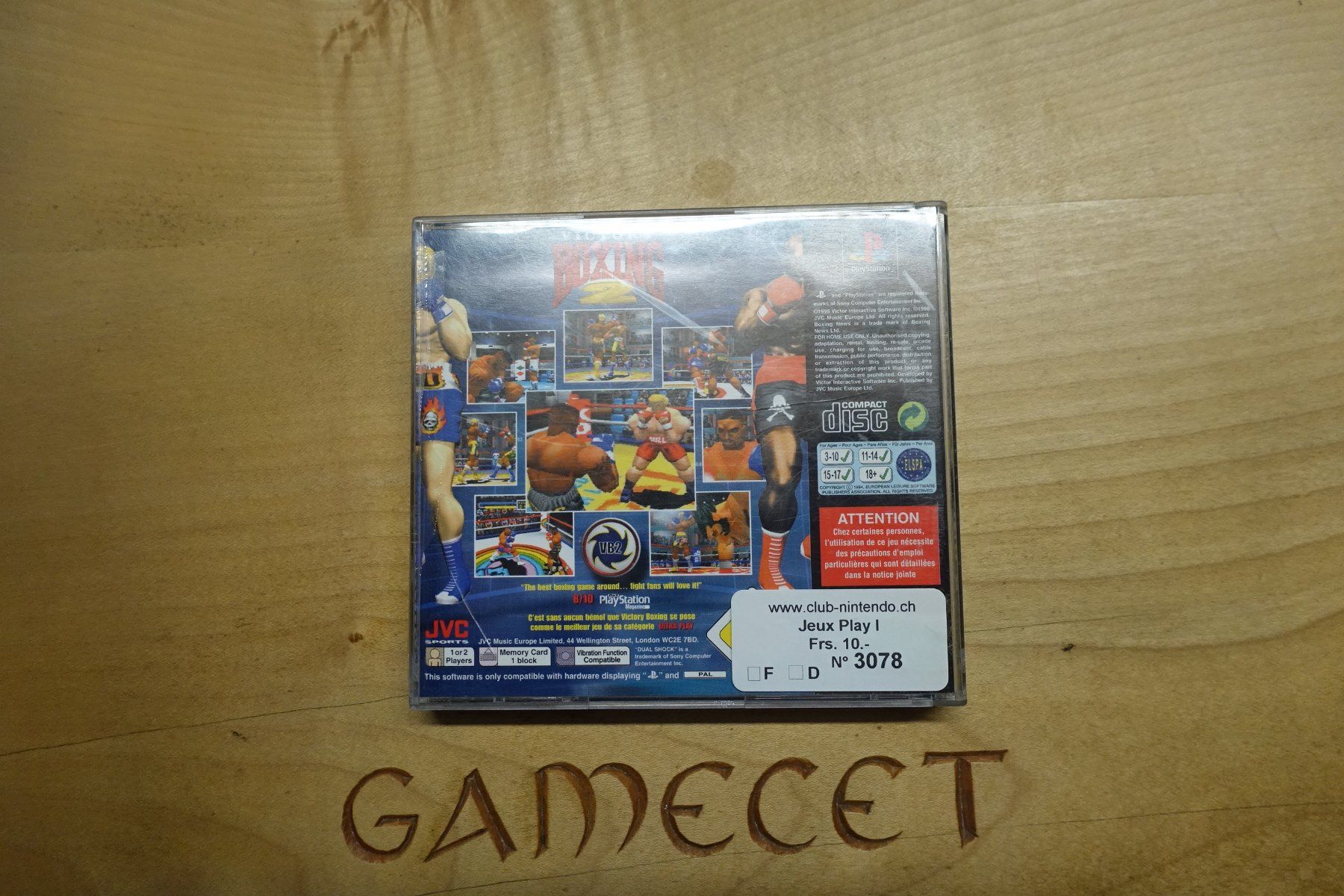 Sony Jeux: Victory Boxing 2 – D'occasion à Steinach par Gamecet 2