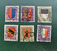 Briefmarken Pro Juventute 1918-1923 Konvolut