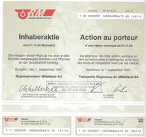 Regionalverkehr Mittelland AG, Burgdorf - 1997