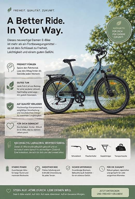 Vélos: Neuwertiges Damen E-Bike – D'occasion à Geroldswil par jos_5ccn 3