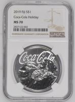 Coca-Cola Holiday Silver NGC MS70