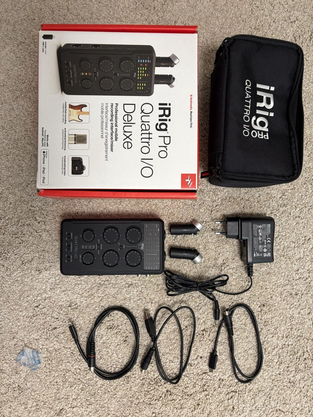 IK Multimedia Studioequipment: iRig Pro Quattro I/O Deluxe - Audio Interface – Gebraucht aus Bertschikon Gossau von Jago4