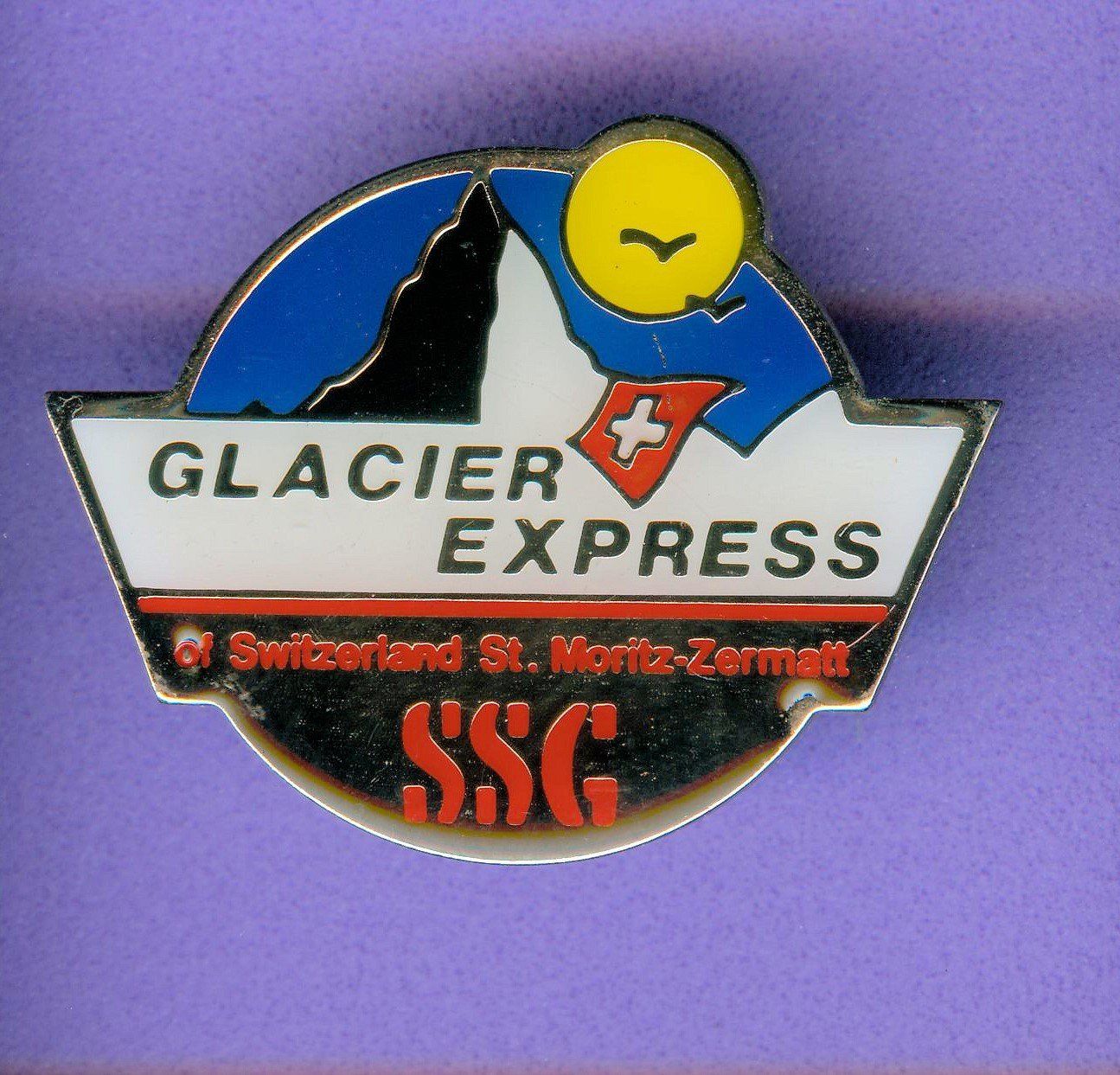 Placchette & Badge: SSG  GLACIER EXPRESS – Usato da Winterthur venduto da Sammleroase