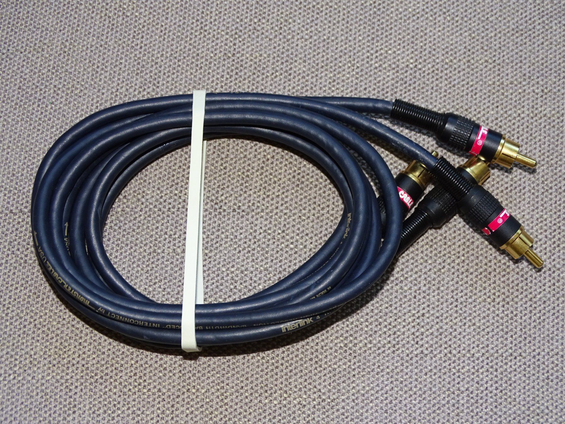 Cavi: Cinch Kabel Monster Interlink 4 blau 120cm – Usato da Hirzel venduto da Musicman03
