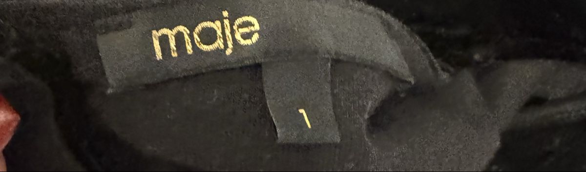 Maje Vestiti: MAJE Kleid, Samt & Spitze, Gr. 1 – Usato da Tann venduto da Carolinekne 3
