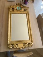 Miroir doré à la feuille 110cm x 50 cm. Verre bizeauté