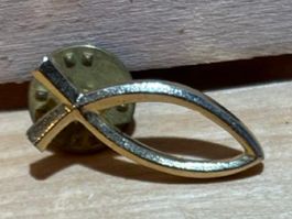 Goldener Jesus Fisch Pin