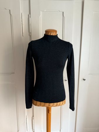 & OTHER STORIES - Langarmshirt schwarz-blau glitzernd 34