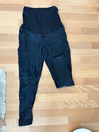 Umstandshose Stretchjeans schwarz