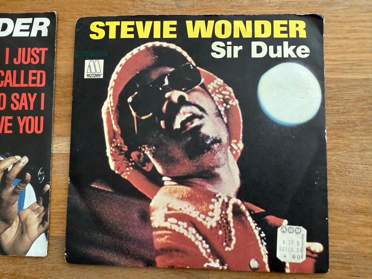 Dischi in vinile: Stevie Wonder - 2 Single Schallplatten – Usato da Goldach venduto da Messerguru 5