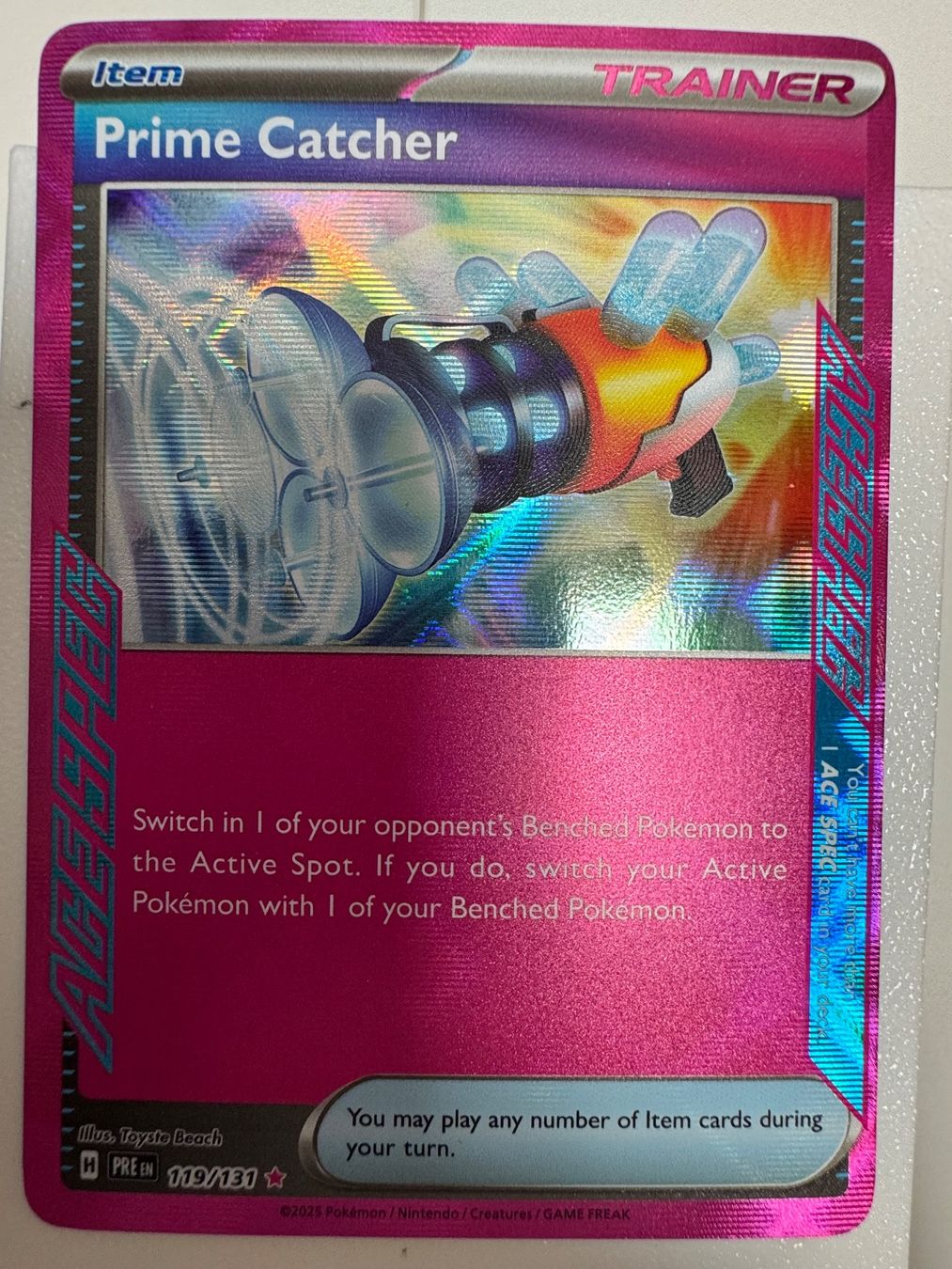 Pokémon Carte collezionabili: Prime Catcher | ACE SPEC | Reverse Holo | 119/131 – Nuovo (secondo la descrizione) da Bassersdorf venduto da ero_9zp9