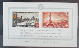 2862) B19, Pro Patria Sonderblock 7, postfrisch Kt. 70.-
