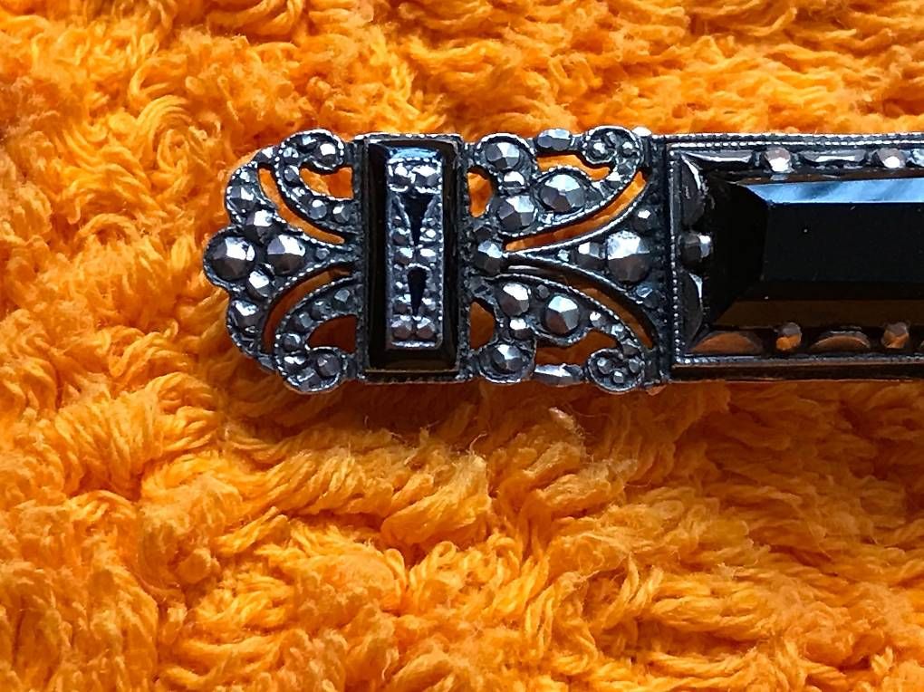 Spille & Fermagli: Broche ancienne avec onyx – Usato da Estavayer-le-Lac venduto da mar_2s6b 1