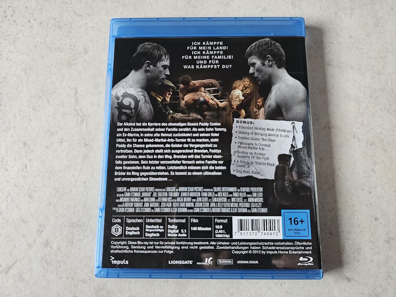 Tous les DVDs: Warrior  /  Bluray – D'occasion à Schneisingen par backstore24 1