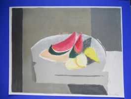 Henry WABEL Stillleben mit Melone sign.