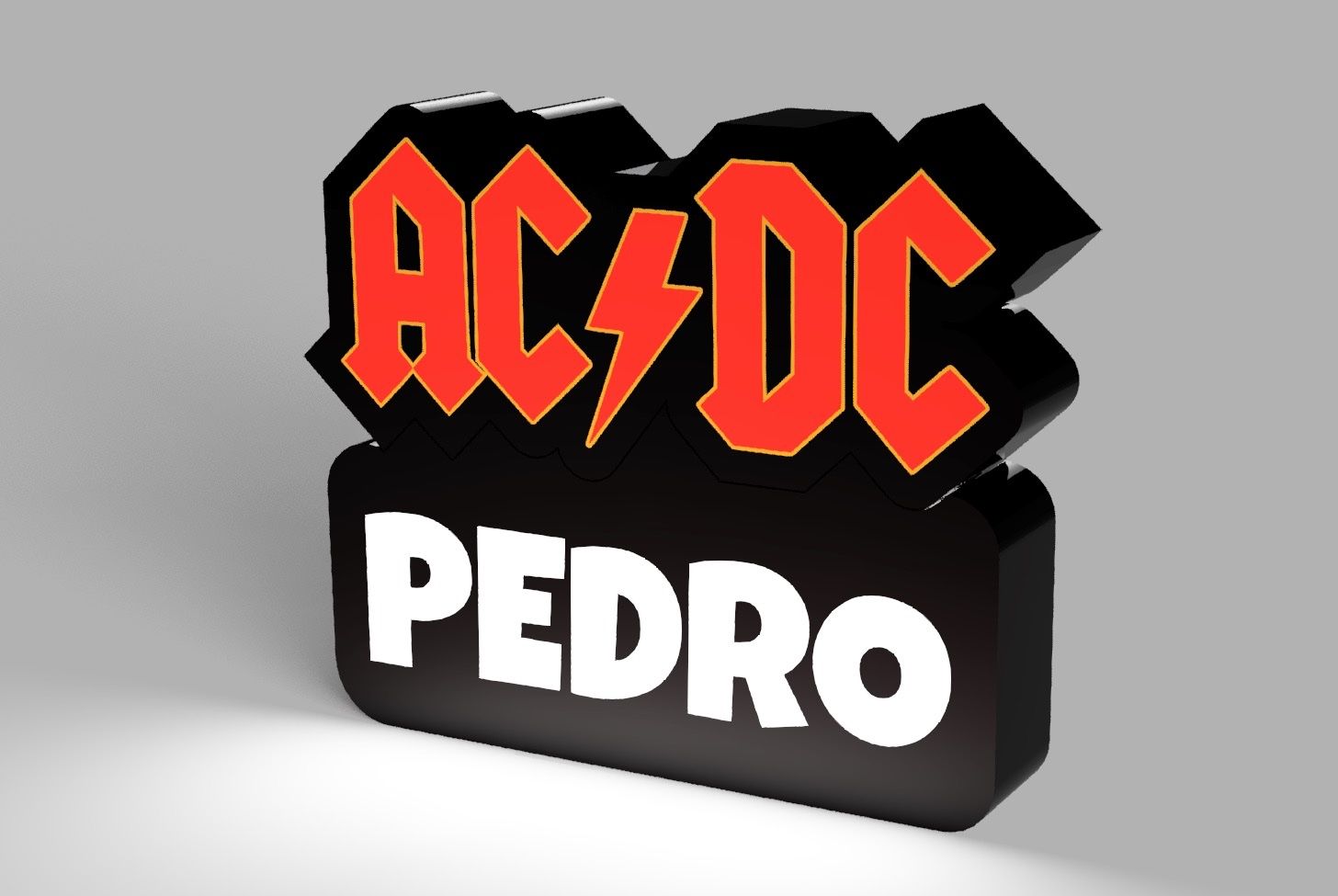Lampade: Lightbox lampe led Blanc et RGB ACDC Personalizable – Nuovo (secondo la descrizione) da Vicques venduto da PAMB3D 3