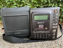Sony MD Walkman MZ-1 Minidisc Recorder mit Tasche schwarz