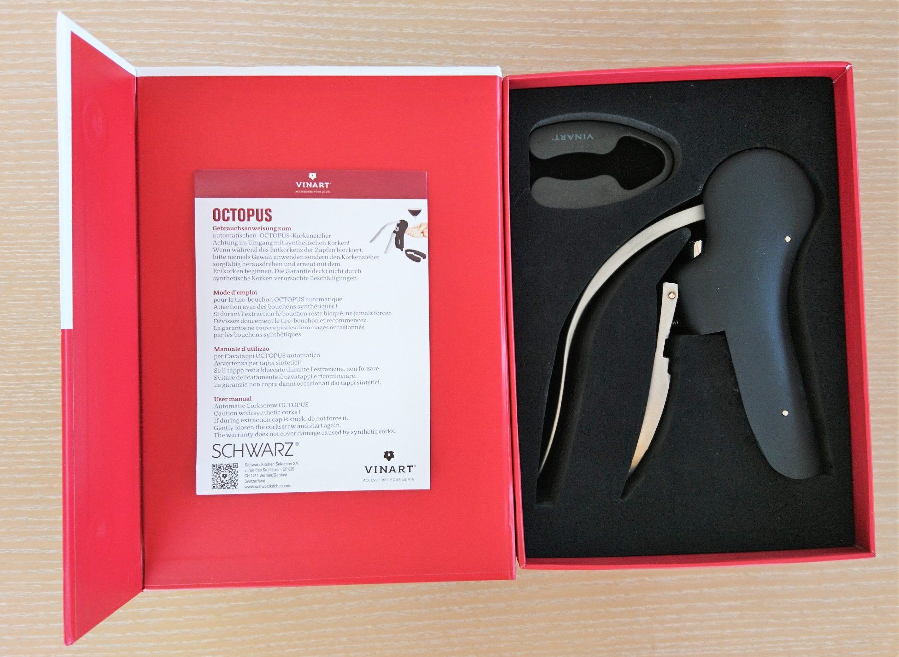 Flaschenöffner & -verschlüsse: Tire-bouchon Vinart Octopus – Neu und originalverpackt aus Pully von Chabet 1