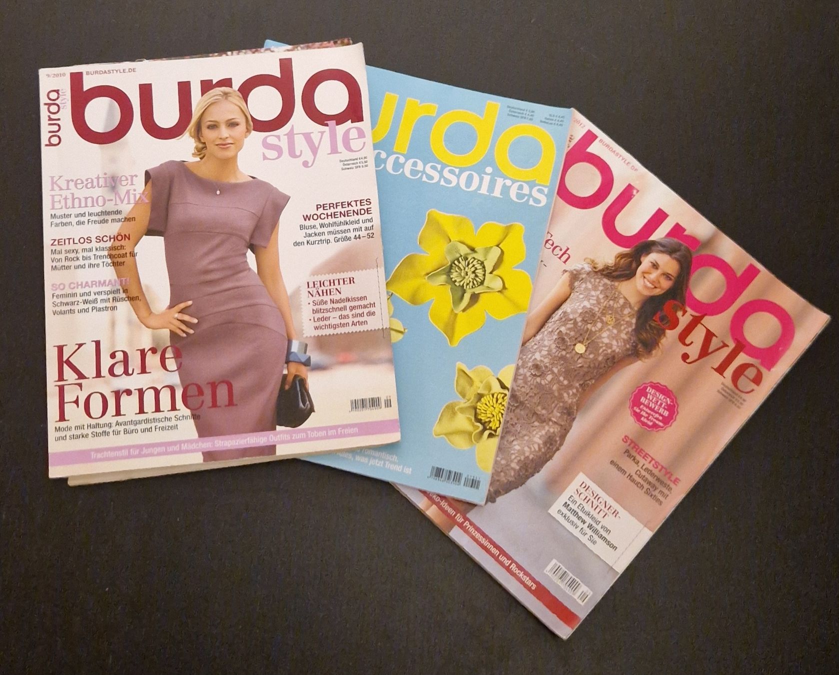Cartamodelli: 3 Burda-Hefte September Editionen + Accessoires – Usato da Adliswil venduto da Caty_G