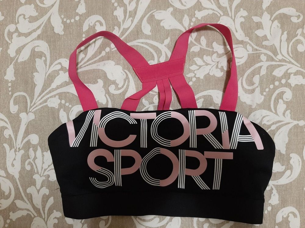 Soutien-gorge De Sport Victoria Sport – Noir, Taille M, Rembourré, Actif