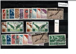 Luftpost F3-15 glatt + geriffelt + F14y gest.