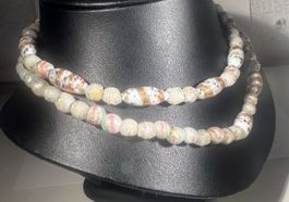 Collier de perles en verre Murano Vintage Magnifique!