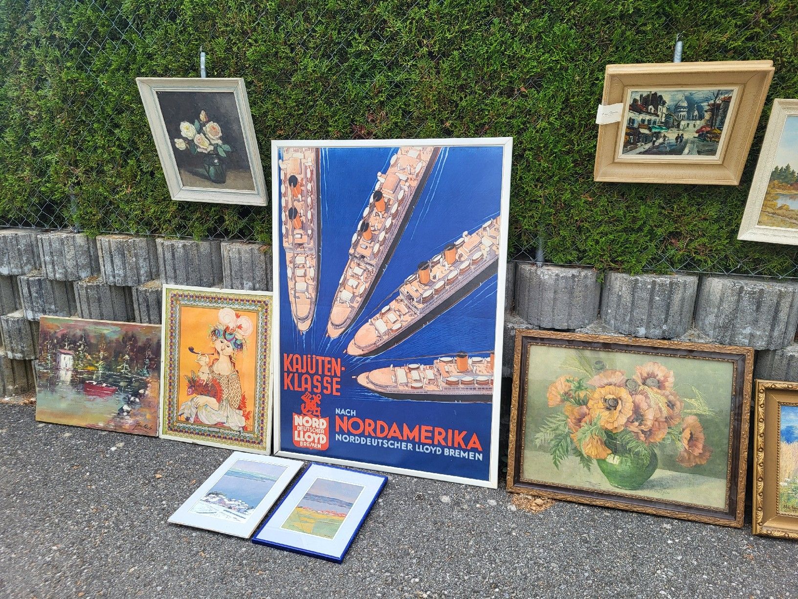 Dipinti: 1 lot de tableaux -  peintures - affiche – Usato da Bossonnens venduto da nafnaf2018 2
