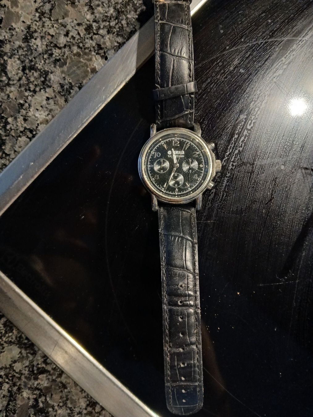 Orologi: Uhr mit Echtleder Armband, Wasserfest – Usato da Niederrohrdorf venduto da Sabrina1041